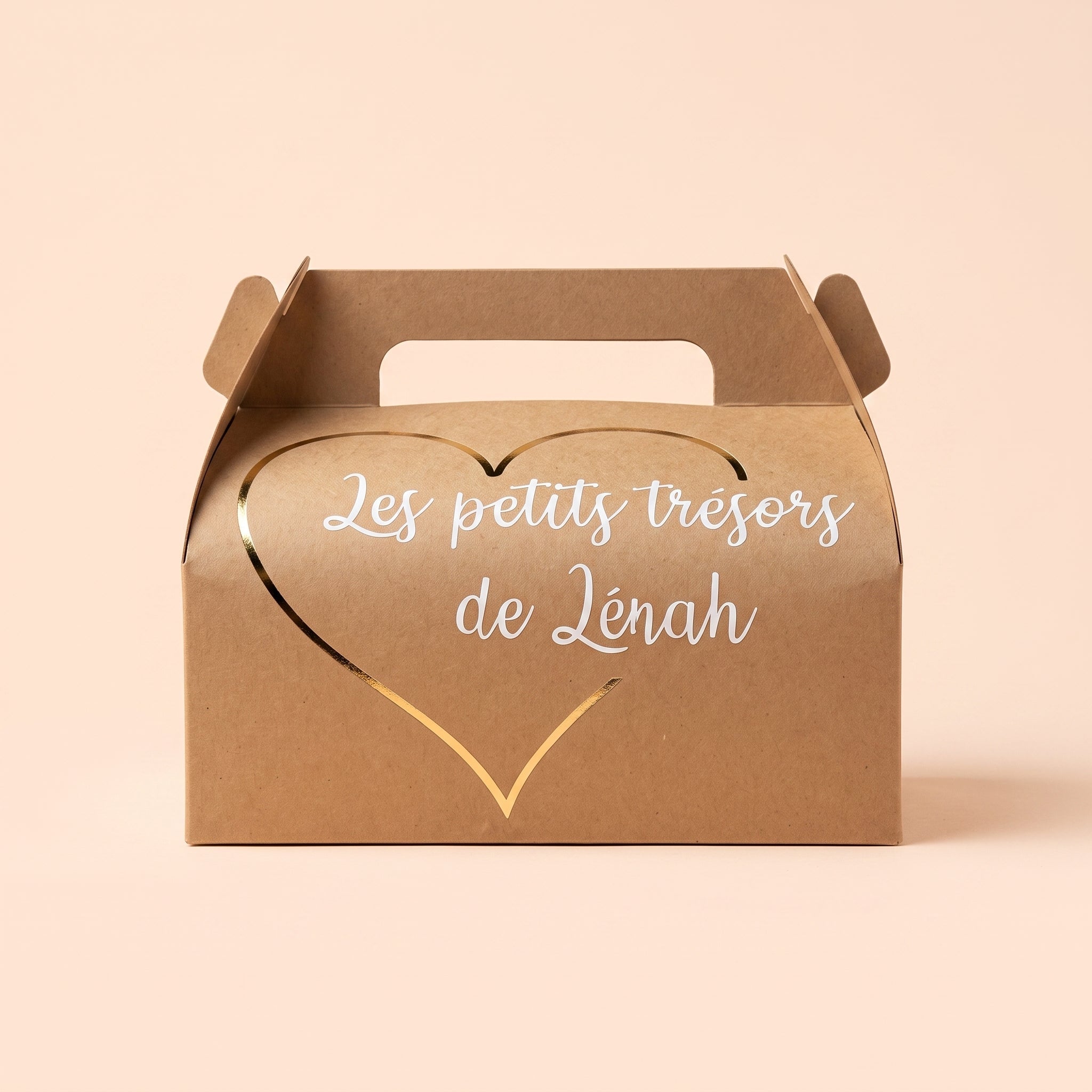 Boîte cadeau personnalisée enfant - Prénom et message sur mesure - Décoration table anniversaire