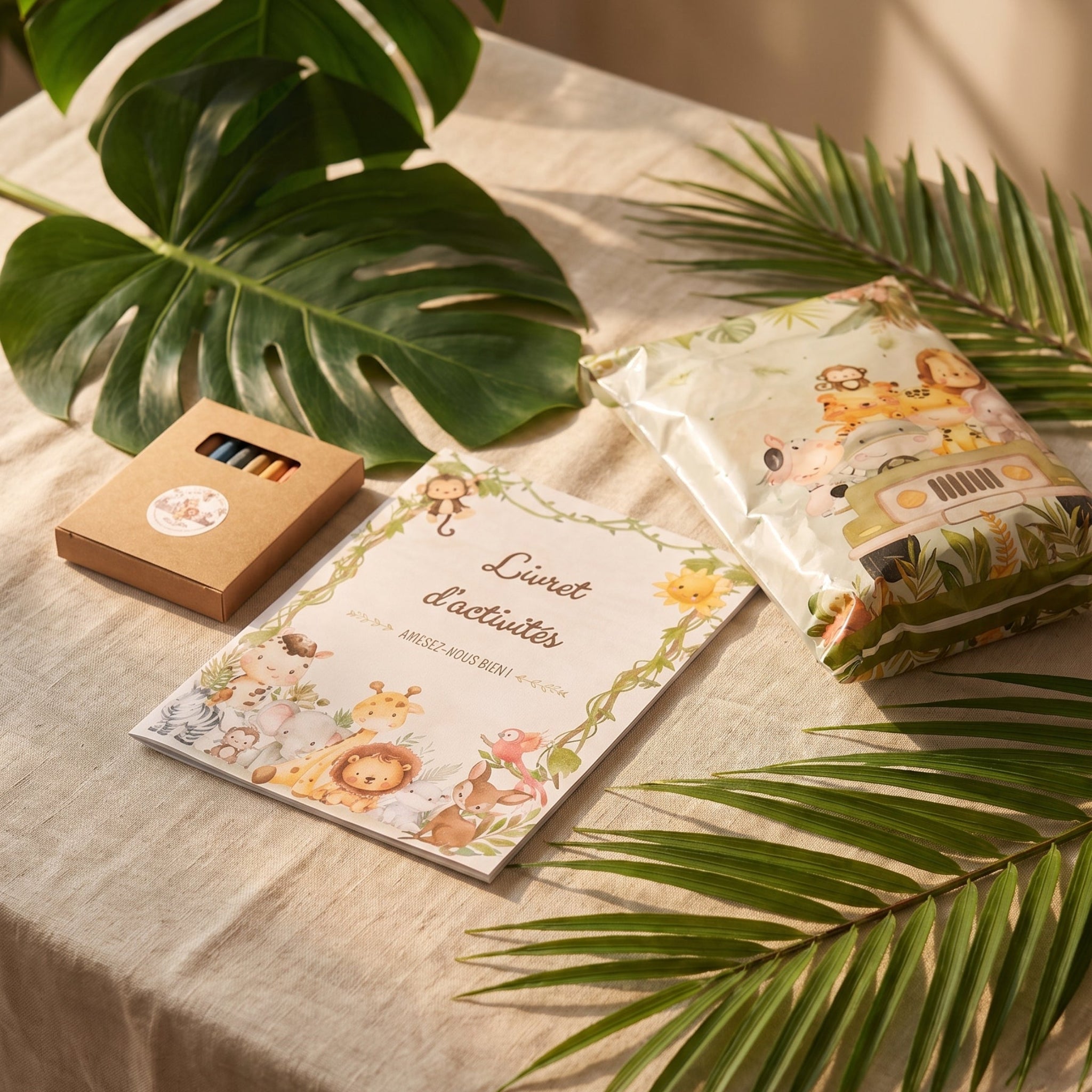 Livret d'Activités Personnalisé - Jeux Enfants Mariage, Baptême, Anniversaire