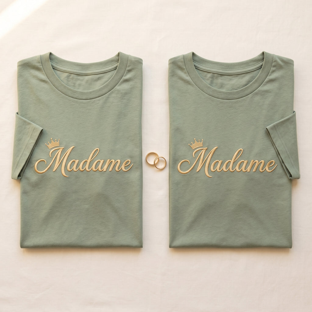 Pack t-shirts lendemain de mariage - Appelez-moi monsieur, appelez-moi madame