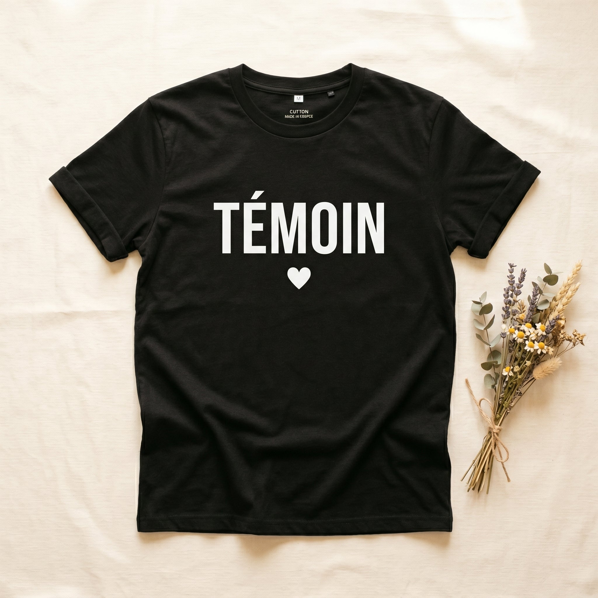 T-shirt personnalisé EVJF EVG mariage - Design mariée témoin