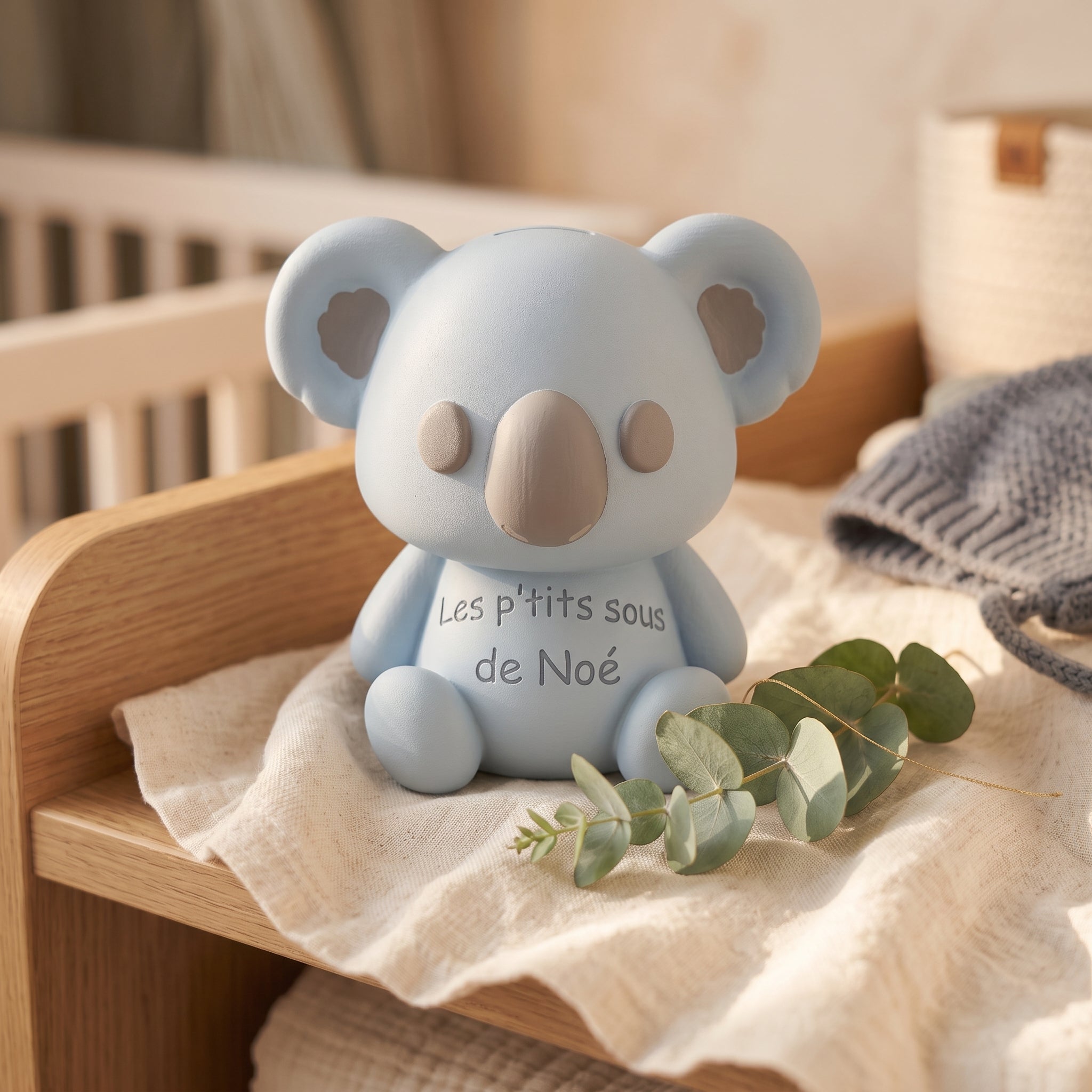 Tirelire Koala Personnalisée au Prénom