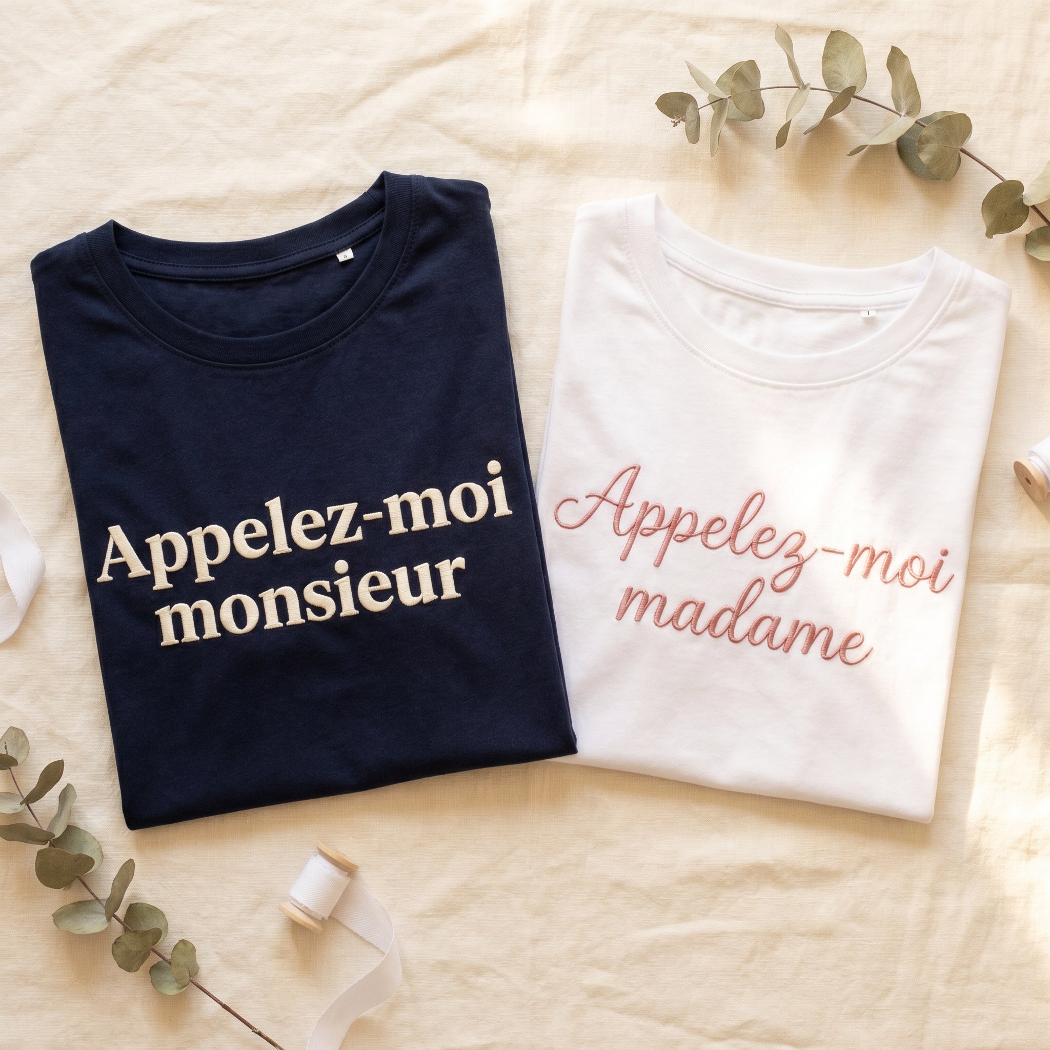 Pack t-shirts lendemain de mariage - Appelez-moi monsieur, appelez-moi madame