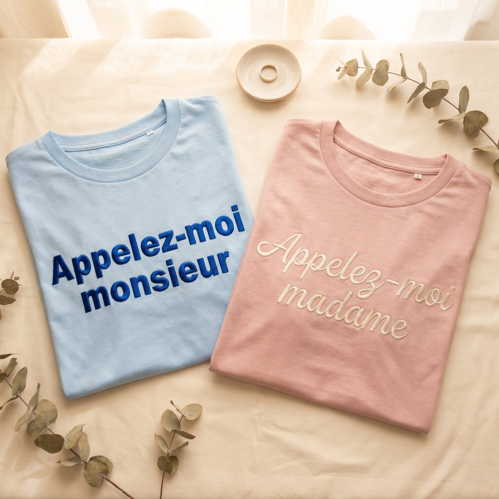 Pack t-shirts lendemain de mariage - Appelez-moi monsieur, appelez-moi madame