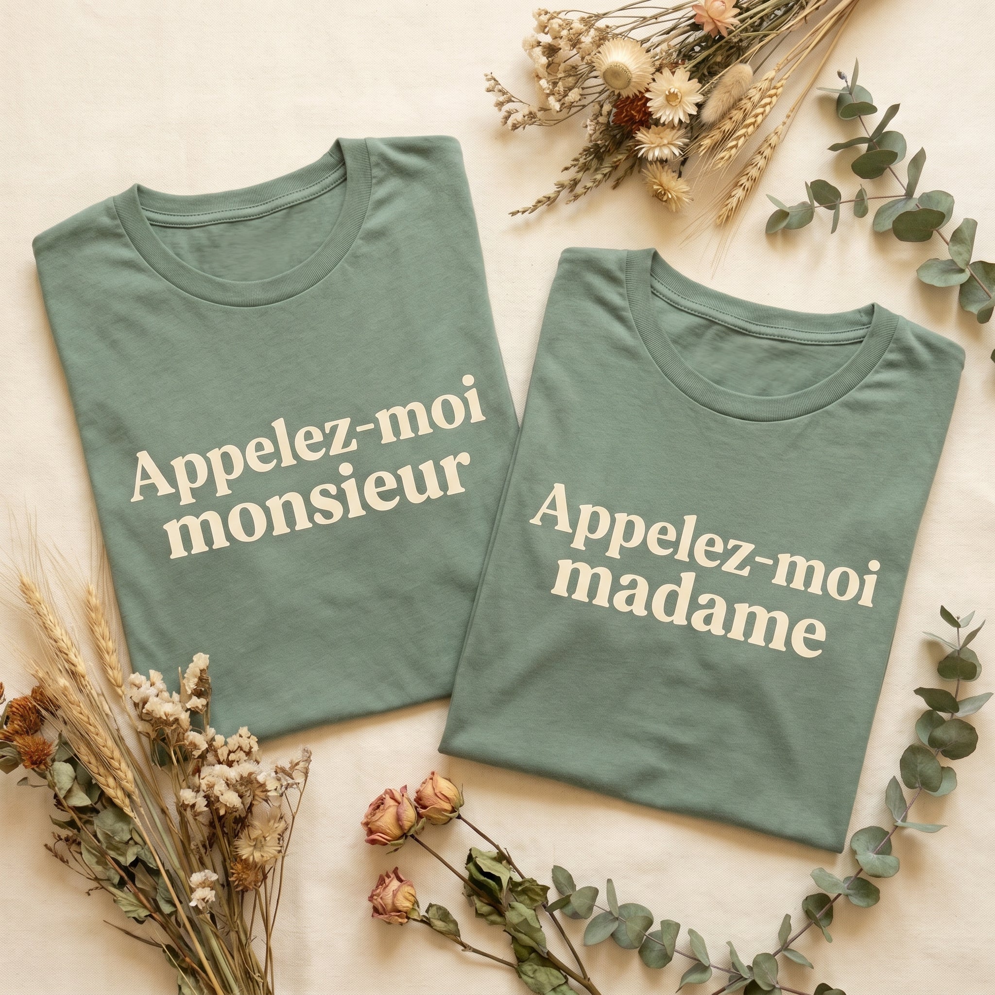 Pack t-shirts lendemain de mariage - Appelez-moi monsieur, appelez-moi madame