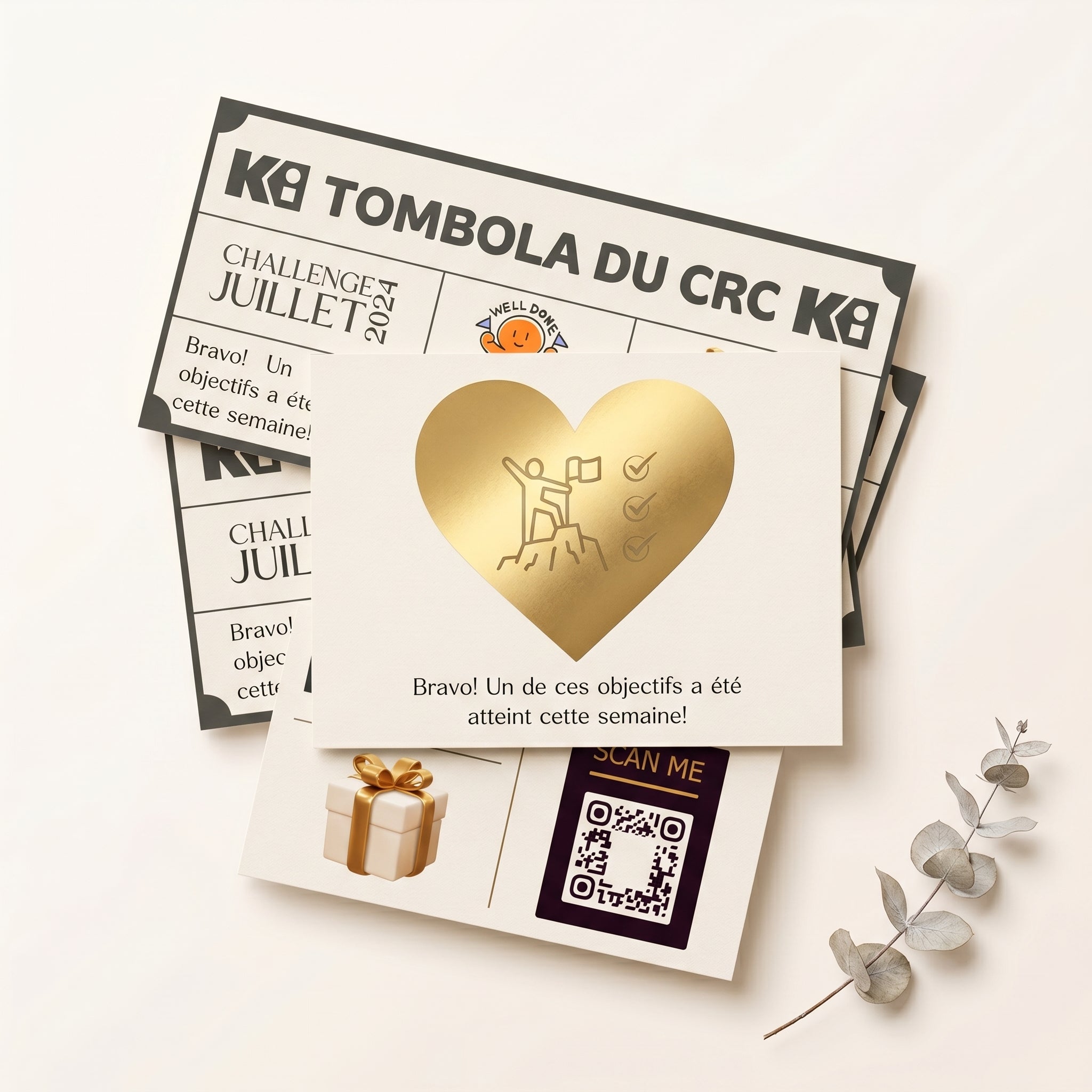 Tickets à gratter mariage personnalisés - Animation jeu invités avec affiche A4 incluse