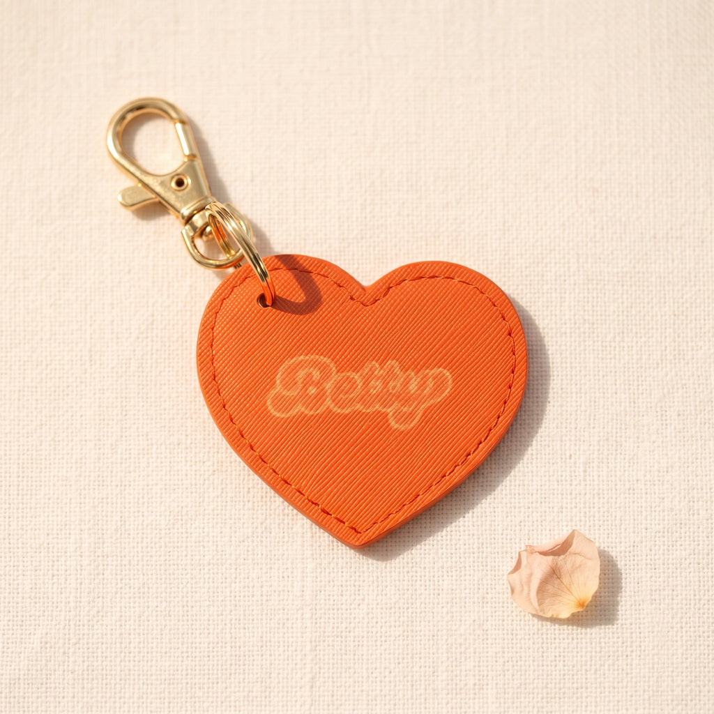 Porte-clé coeur personnalisé – Prénom, mot doux ou date – Idée cadeau couple