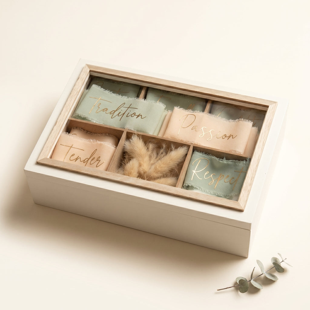 Lot de rubans mariage personnalisés – Cérémonie laïque des rubans – Rituel handfasting symbolique