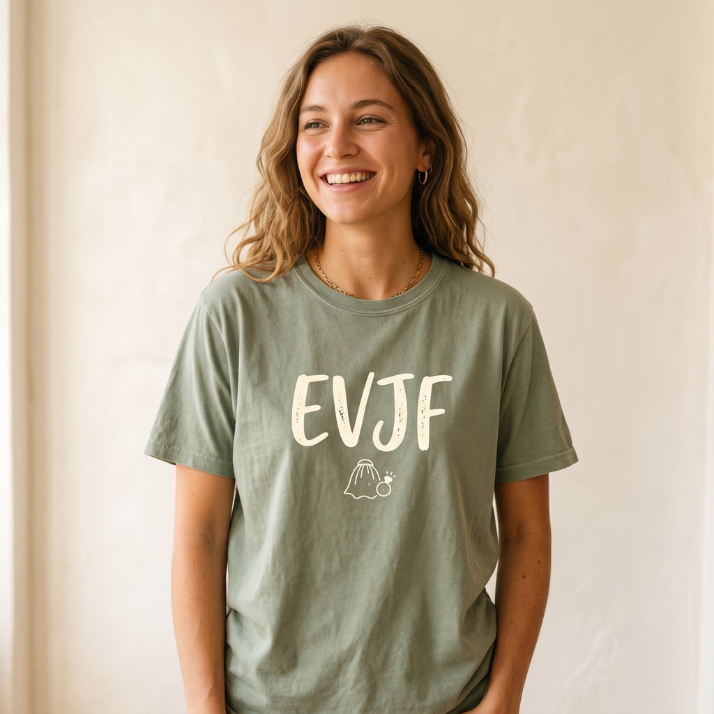 T-shirt personnalisé EVJF EVG mariage - Design mariée témoin