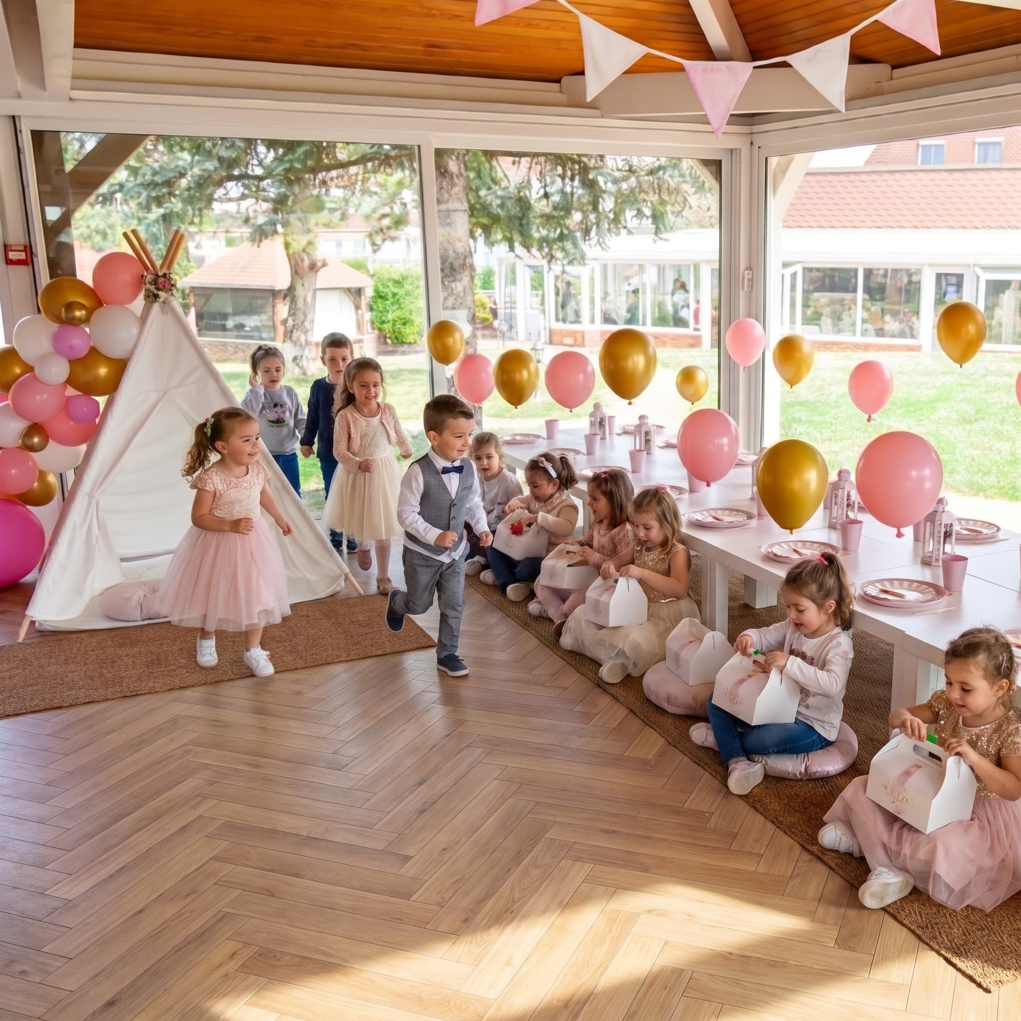 Boîte cadeau personnalisée enfant - Prénom et message sur mesure - Décoration table anniversaire